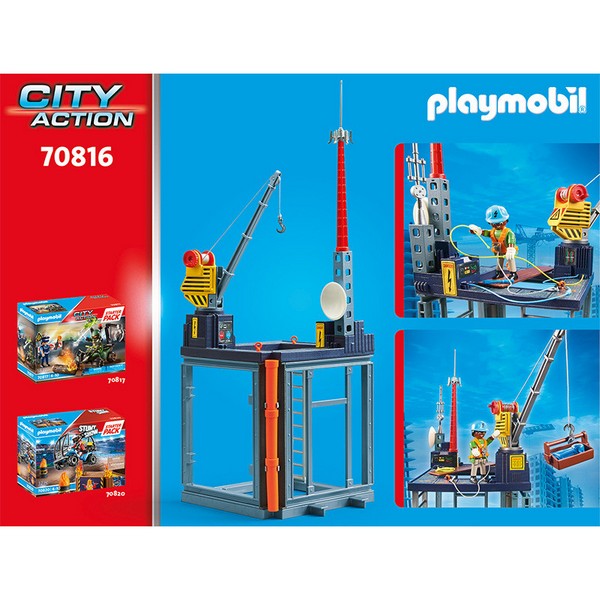 Playmobil 70816 Starter Pack Építkezés csörlővel